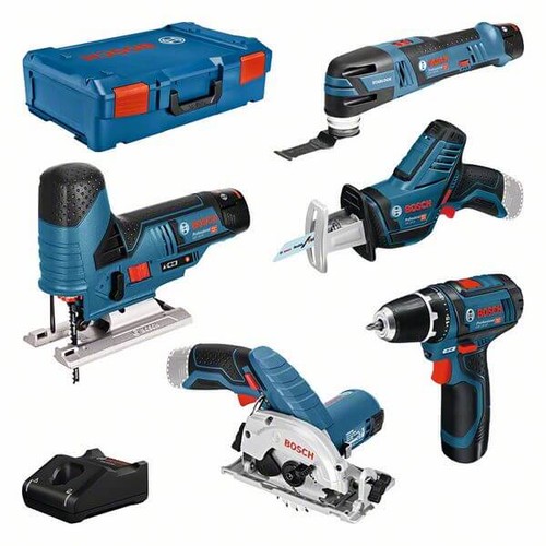 Bosch 5er set attrezzi - attrezzi, 12v