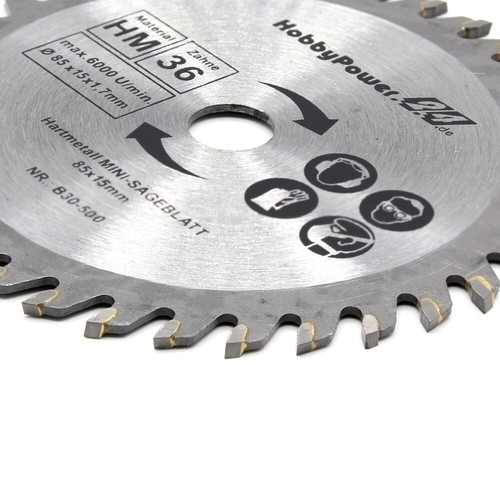 Lame metallo duro x 15 - in,
